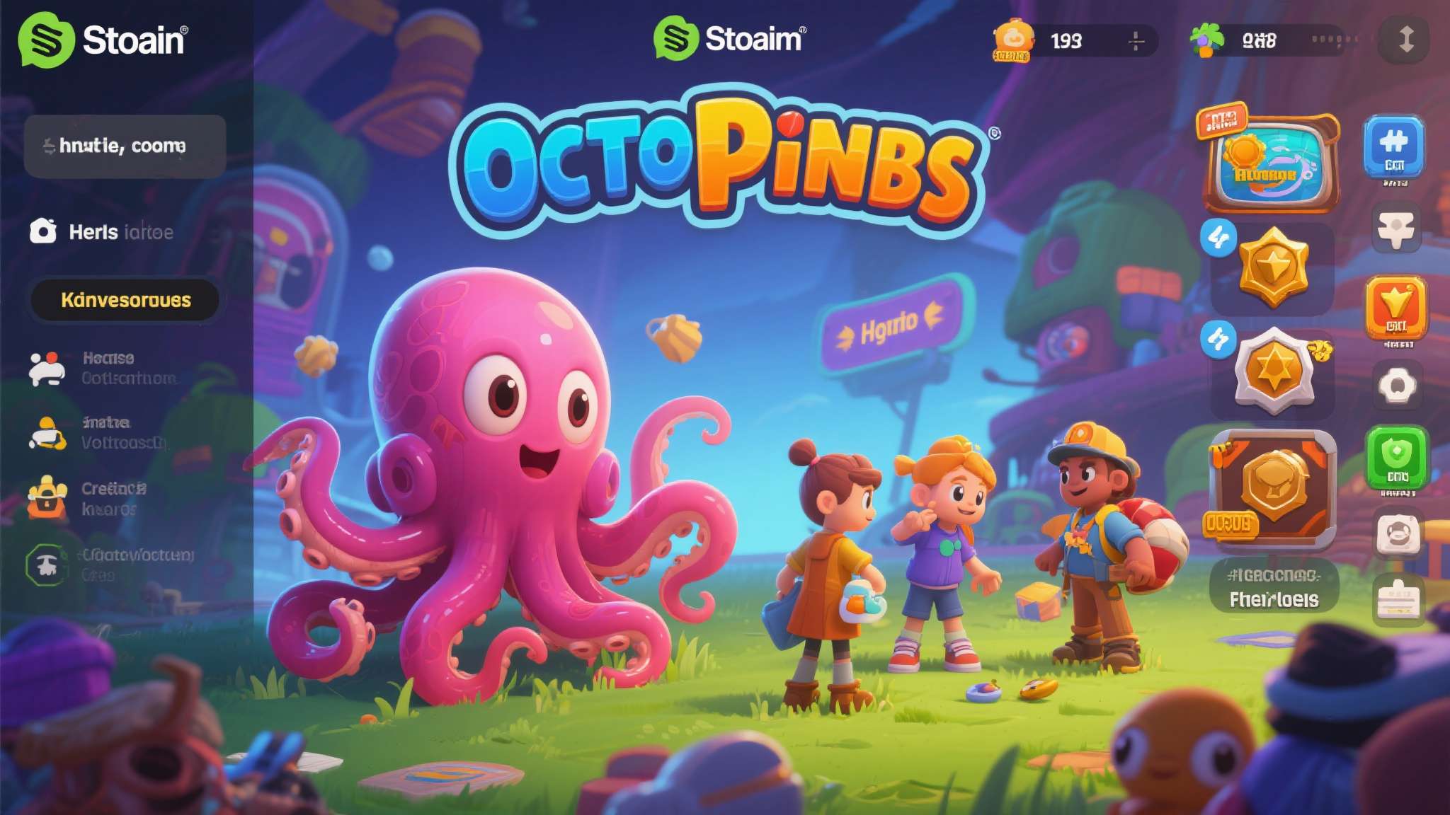 狼人杀动作游戏《OCTOPinbs》今日上线Steam!发售折扣进行中! 上线Steam意味着《OCTOPinbs》将直接接入庞大的玩家社区。好友邀请、成